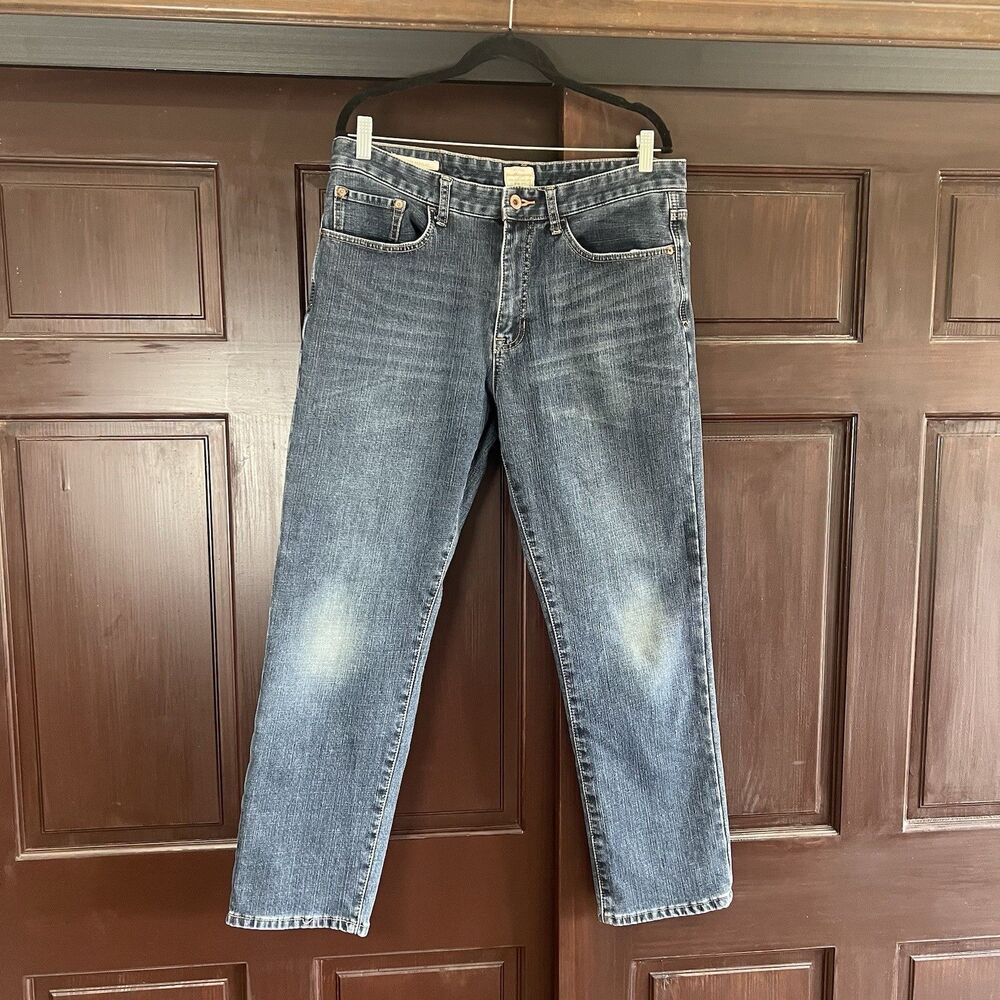 Weatherproof Vintage Mens Regular Fit Jeans Blue Stretch 34 x 30
